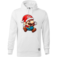 Magnolion Xmas Mario v1 férfi pulóver - 19 szín, S-5XL