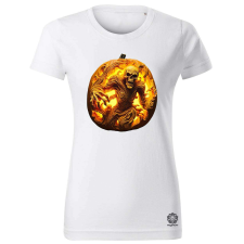 Magnolion Zombi Halloween tök v2 női póló - 19 szín, XS-2XL női póló