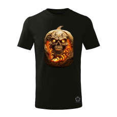 Magnolion Zombi Halloween tök v3 gyerek póló - 11 szín, 4-12 éves