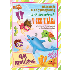 Magnusz Könyvkiadó Bölcsitől a nagycsoportig - Vizek világa - 48 matricával gyermek- és ifjúsági könyv