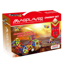 Magplayer Chariot Mágneses építő szett, 40 db-os mágneses építőjáték