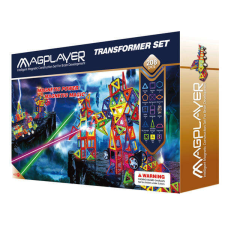 Magplayer - Transzformátor mágneses építőkészlet, 208 db mágneses építőjáték