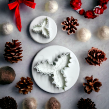  Magyal Levél Háromágú - Rugós Fondant Kiszúró sütés és főzés