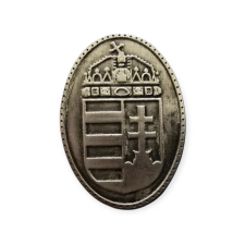  Magyar címer fém, öntapadós 3,5x2,5cm dekorációs kellék