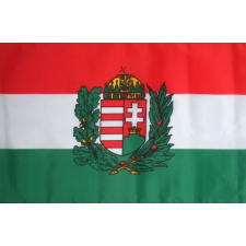 Magyar címeres zászló olajággal (EU-21-A) 90 x 150 cm dekoráció