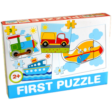 Magyar Gyártó Járműves Bébipuzzle - D-Toys puzzle, kirakós