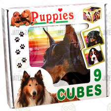 Magyar Gyártó Kutyás mesekocka 9db-os puzzle, kirakós