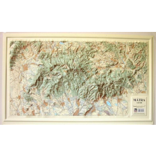 Magyar Honvédség - HM Térképészeti Kht. Mátra dombortérkép Magyar Honvédség 1:65 000 78x46 cm térkép