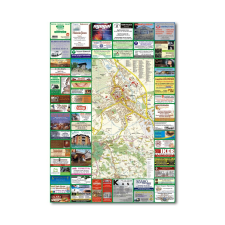 Magyar Térképház Kft. Huber Maps Kartográfiai Kft. Kőszeg térkép, Kőszeg várostérkép Térképház Kőszeg és járás térkép