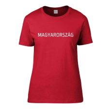 Magyarország póló felnőtt piros női női póló