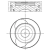 Mahle dugattyú 021 PI 00128 001