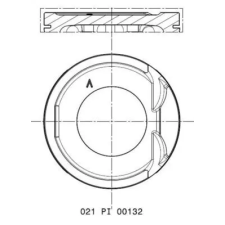Mahle dugattyú 021 PI 00132 000 autóalkatrész