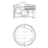 Mahle dugattyú 028 PI 00124 000
