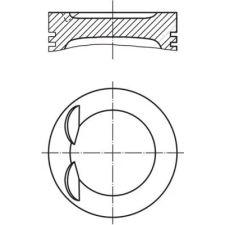 Mahle dugattyú 028 PI 00134 000 autóalkatrész