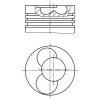 Mahle dugattyú 030 90 02