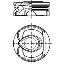 Mahle dugattyú 039 PI 00123 001 autóalkatrész