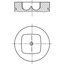 Mahle dugattyú 043 PI 00114 000 autóalkatrész