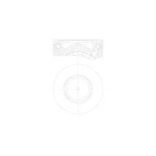 Mahle dugattyú 081 PI 00105 000 autóalkatrész