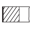 Mahle dugattyúgyűrű-készlet MAHLE 007 RS 00153 0N1