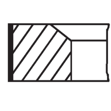 Mahle dugattyúgyűrű-készlet MAHLE 021 58 V1 autóalkatrész