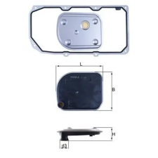 Mahle Hidraulikus szűrő, automata sebességváltó HX 158D1 autóalkatrész