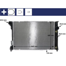 Mahle hűtő, motorhűtés CR 1176 000S autóalkatrész