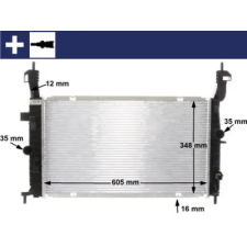 Mahle hűtő, motorhűtés CR 2120 000S autóalkatrész