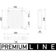 Mahle hűtő, motorhűtés CR 2596 000P autóalkatrész