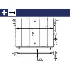Mahle hűtő, motorhűtés CR 452 000S autóalkatrész