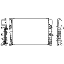Mahle hűtő, motorhűtés MAHLE CR 37 000S autóalkatrész