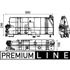 Mahle kiegyenlítőtartály, hűtőfolyadék MAHLE CRT 42 000P autóalkatrész