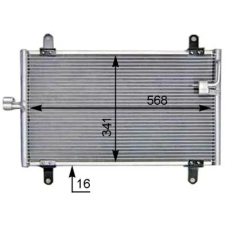Mahle kondenzátor, klíma AC 514 000S autóalkatrész