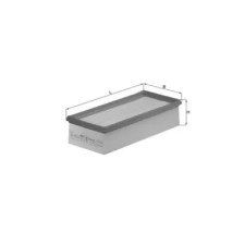 Mahle légszűrő LX 1008/3 autóalkatrész