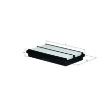 Mahle légszűrő LX 1075 autóalkatrész