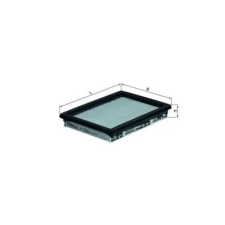 Mahle légszűrő LX 1266 autóalkatrész