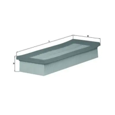 Mahle légszűrő LX 1601 autóalkatrész