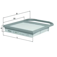 Mahle légszűrő LX 2841/7 autóalkatrész