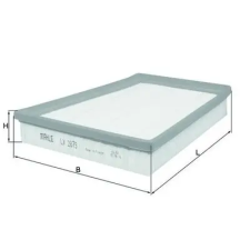 Mahle légszűrő LX 2879 autóalkatrész