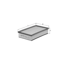 Mahle légszűrő LX 864 autóalkatrész