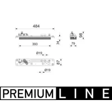 Mahle Olajhűtő, automata sebességváltó CLC 457 000P autóalkatrész