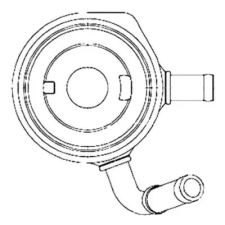 Mahle Olajhűtő, motorolaj CLC 195 000S autóalkatrész