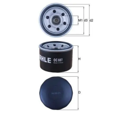 Mahle olajszűrő OC 607 autóalkatrész
