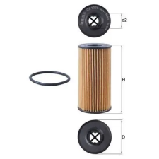 Mahle olajszűrő OX 1308D autóalkatrész