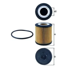 Mahle olajszűrő OX 182D autóalkatrész