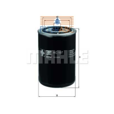 MAHLE ORIGINAL (KNECHT) MAHLE ORIGINAL KC197 üzemanyagszűrő üzemanyagszűrő