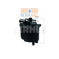 MAHLE ORIGINAL (KNECHT) MAHLE ORIGINAL KL581 üzemanyagszűrő üzemanyagszűrő