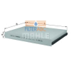 MAHLE ORIGINAL (KNECHT) MAHLE ORIGINAL LA877 pollenszűrő