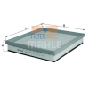 MAHLE ORIGINAL (KNECHT) MAHLE ORIGINAL LX1474 levegőszűrő