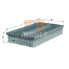 MAHLE ORIGINAL (KNECHT) MAHLE ORIGINAL LX95 levegőszűrő