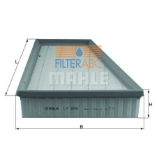 MAHLE ORIGINAL (KNECHT) MAHLE ORIGINAL LX998 levegőszűrő levegőszűrő